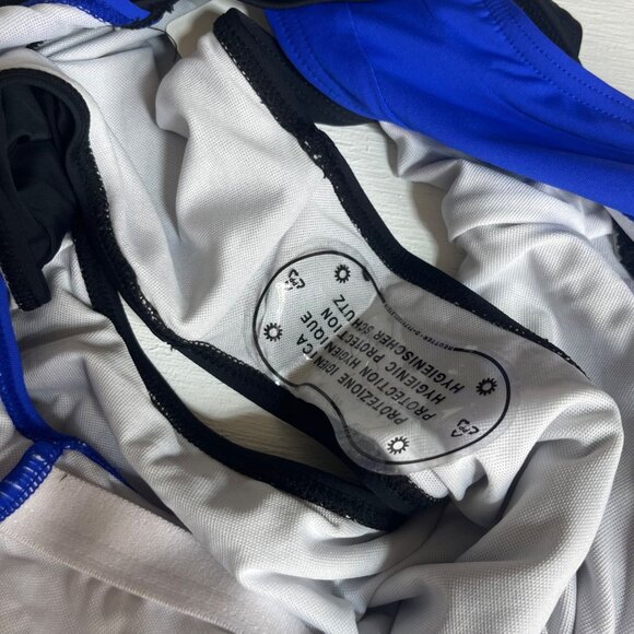 Holipick Womens Two-Tone One-Piece Swimsuit High Neck Cutout Size Large - Picture 7 of 11